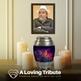 thumbnail image 4 of Yatskia Colorful Sparrow Mini Memorial Urns for Human Ashes Adult Mother and Father, Large Cremation Urn for Ashes Adult, (Monar 10 Inch and 3 Inch), 4 of 8
