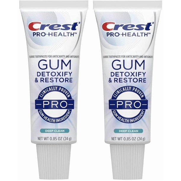 Pasta dental Crest PRO Gum Detoxify Restore 24 g, paquete de 2