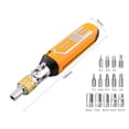 thumbnail image 3 of Cikiki 14-in-1 Multifunction Ratcheting Screwdriver Set,180 Rotation Screwdriver for Tight Spaces,Multi Bit Screw Driver for Home DIY, Electronics, Car Repairs, 3 of 8