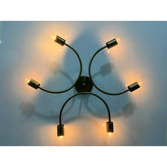 Mid Century 6 Arm Wall Sconce Modern Wall lamp Wall Light Fixture Stilnova Wall fixture Lamp