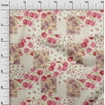 thumbnail image 3 of oneOone Polyester Spandex Brown Fabric Florals Fabric For Sewing Printed Craft Fabric By The Yard 56 Inch Wide, 3 of 4