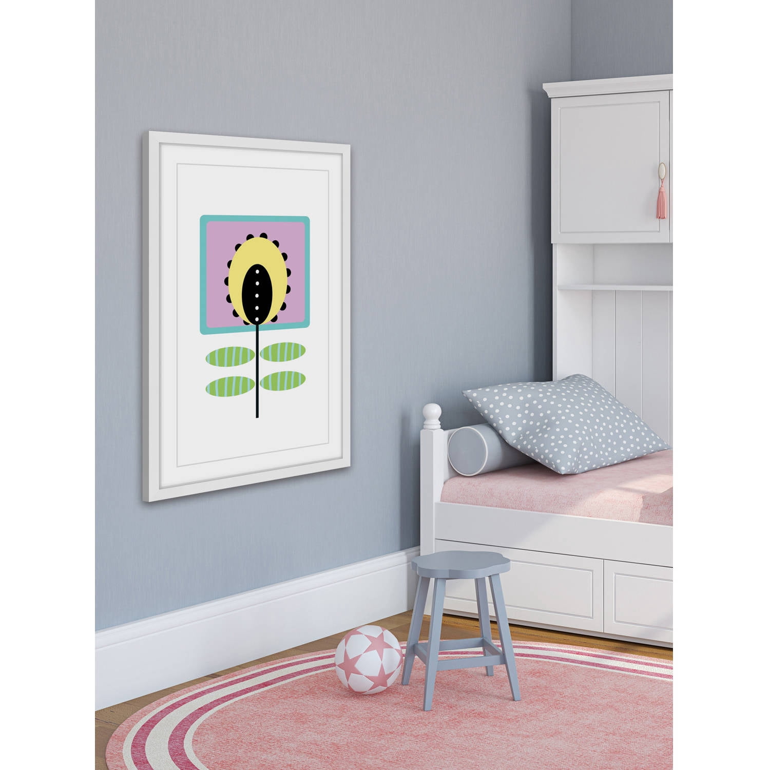 Marmont Hill "Yellow Bud" by Katarina Snygg Framed Painting Print