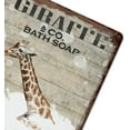 thumbnail image 6 of Vintage Iron Hanging Plate Giraffe Bath Soap Metal Tin Sign Wash Your Hooves Retro Tin Sign Giraffe Lover Gift Home Livingroom Bathroom Decor Animal Wall Art Housewarming Gift 12"x16", 6 of 8