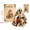 A, variant on Halloween Ghost Patchwork Kit DIY Sewing Fabric Craft Set for Spooky Holiday Decorations 1 Count