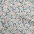 thumbnail image 1 of oneOone Georgette Viscose Blue Fabric Tropical Sewing Craft Projects Fabric Prints By Yard 42 Inch Wide, 1 of 4