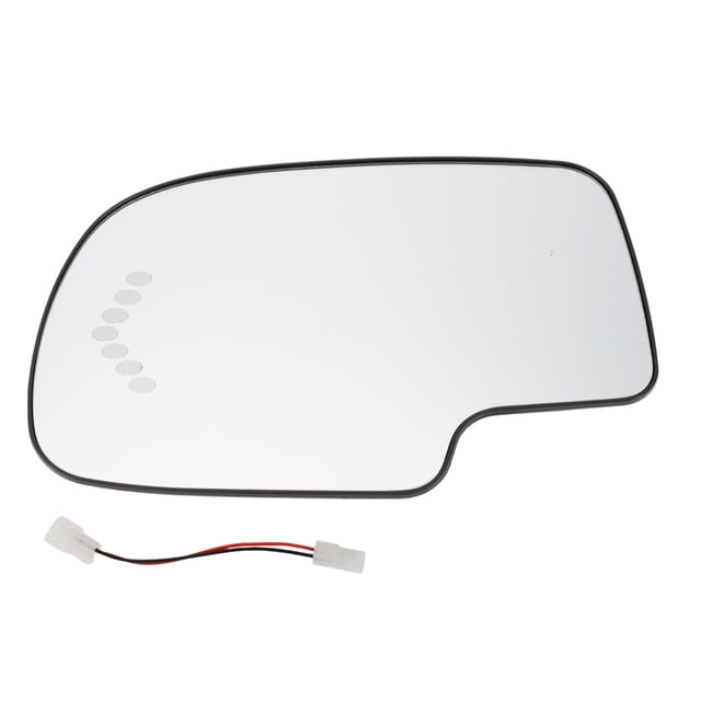Reemplazo de vidrio de espejo 1 pieza Unique Bargains para Chevrolet Silverado 1500 2500 3500 2003-2006 lado izquierdo con placa de respaldo blanca