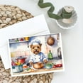 thumbnail image 2 of Norfolk Terrier The Chef Greeting Cards Pack of 8 7 in x 5 in, 2 of 3