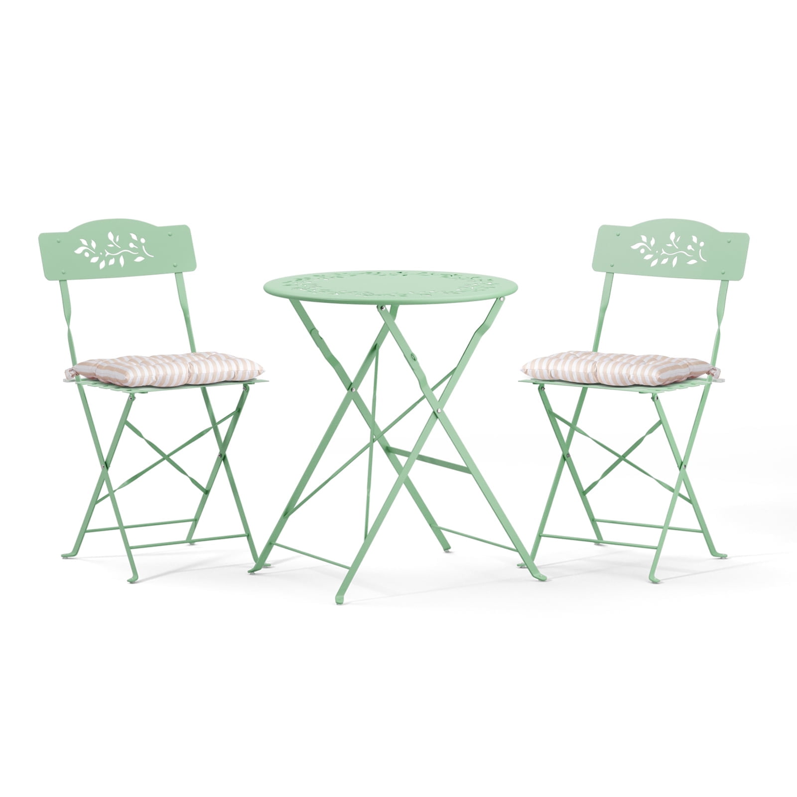 Mainstays Albany Lane 3-Piece Bistro Set, Aqua - Walmart.com