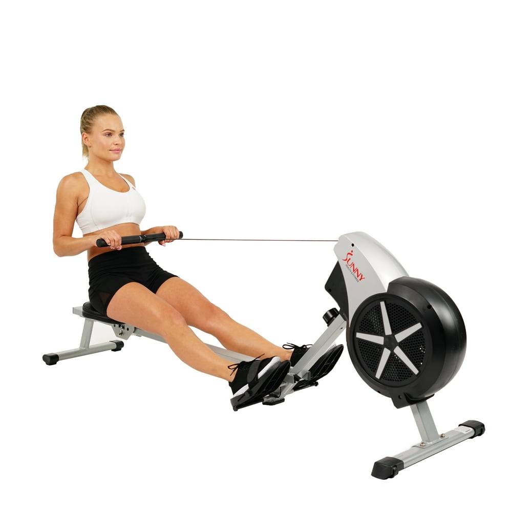 Sunny Health & Fitness SFRW5633 Full Motion Air Rower Rowing Machine