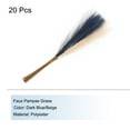 thumbnail image 3 of Uxcell 20Pcs Faux Pampas Grass 21.65" Fake Pampas Grass Decor Dark Blue/Beige, 3 of 7