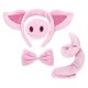 thumbnail image 1 of Pink Pig Costume Set with Ears, Nose, Tail and Bow Tie, 1 of 3