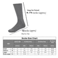 thumbnail image 3 of MANARC Men Women Cotton Crew Socks Soft Comfortable Durable Breathable Reinforced Double Layer Cushioned 3 Pack Dark Grey., 3 of 5