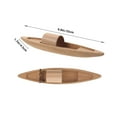 thumbnail image 4 of Wooden Boat Decoration Boat Model Natural Wooden Boat Craft Small Boat Model, 4 of 7