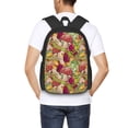 thumbnail image 6 of Daiia Colored Large Mushrooms and Leaves Backpack for Men and Women -Durable Backpack Large Capacity, Water-Resistant Bag with Adjustable Straps and Laptop Compartment, 6 of 9