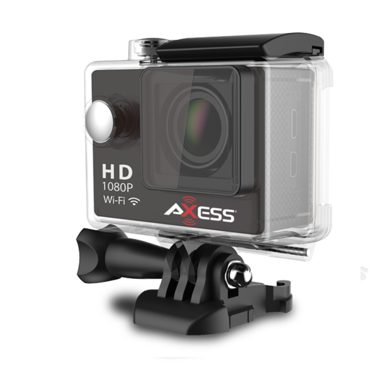 Axess Full HD 1080h.264 Waterproof Action CameraBlack with WIFI