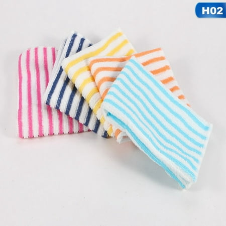 Michellem 5Pcs 2019 Hot Sales Dish Cloth Washing Towel Magic Kitchen Cleaning Wiping Rags Towels Dishcloth 30*30Cm Non-Stick Oil Cleaning