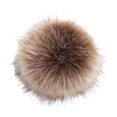 thumbnail image 1 of Qarigey Buena opción como regalo Pompón de piel sintética para amigos y familiares Bola de pompones para sombreros bufandas guantes bolsos Accesorios de disfraces marrón escarcha, 1 of 1