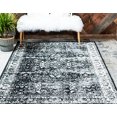 thumbnail image 3 of Unique Loom 3134674 5 x 8 ft. Imperial Bosphorus Rectangular Rug, Black, 3 of 5