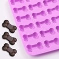 thumbnail image 2 of 4 Pack Bone Shaped Silicone Molds, 18 Cavities Food Grade Silicone Molds for Chocolate, Candy, Cake, Pudding, Jelly, Dog Treats, 2 of 5