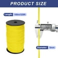 thumbnail image 2 of 3/16 Inch Polypropylene Rope Braided Ropes, 328ft Nylon Rope Yellow, 2 of 6