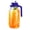 Blue-64 Ounces, variant on 64oz Glass Pitcher With Lid 2 Quart Mason Jar Pitchers And Spout Wide Mouth Breast Milk Jug Sun Tea Cold Brew Coffee Fridge Container For Water Juice
