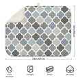 thumbnail image 2 of 2 Pcs Boho Dish Drying Mat - 18 X 24 Inch Absorbent Microfiber Kitchen Counter Mat – Quick-Dry Dish Rack Alternative, Kitchen Decor Dish Drying Pad for Dishes, Cups, Utensils, Pots & Pans, 2 of 3