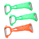 thumbnail image 1 of 3 cuchillos para pelar pelador de frutas engrosado - (1) rojo anaranjado engrosado + (2 piezas) verde engrosado MFZFUKR CPB-US-CJZ441-4, 1 of 5