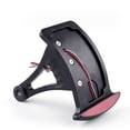 thumbnail image 2 of Black Billet Side Axle License Plate With LED Taillight For Harley, 2 of 4