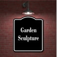 thumbnail image 2 of Garden Sculpture BLACK Aluminum Composite Sign 15''x18'', 2 of 9