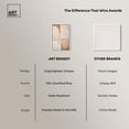 thumbnail image 6 of Forms in Beige II Canvas Boho Geometric Art by Art Remedy, White Frame, 24 x 36, 6 of 7