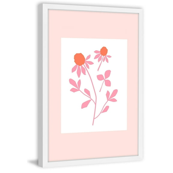 Marmont Hill Inc. 'Touch the Leaf' Framed Painting Print 30 x 45