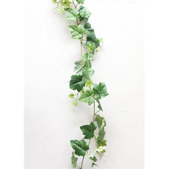 AllState Floral PGE502-GR 5 ft. x 7-8 in. UV Protected Artificial Grape Leaf Garland - Green