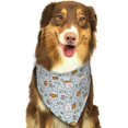 thumbnail image 6 of Naloa Carrot Rabbit Dog Bandanas 1PC Washable Triangle Dog Scarfs Premium Durable Fabric, for Small Medium Large Dogs and Cats, 6 of 6