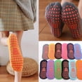 thumbnail image 3 of Calcetines antideslizantes para hacer calcetines de trampolín para niños, calcetines antideslizantes para juegos infantiles, calcetines de yoga, calcetines de suelo para educación temprana para bebés, 3 of 4