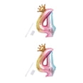 thumbnail image 1 of Naiovety 32 Inch Birthday Balloons Number Foil Balloons Kids 1st Birthday Party Decorations Balloons Happy Birthday Balloon Type6 NO6, 1 of 6