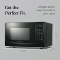 thumbnail image 3 of Farberware 0.9 Cu. Ft. Black Microwave Oven, 900W with LED Display, 10 Power Levels, 8 Auto-Cook Presets, Express Cooking & Defrost, 3 of 5