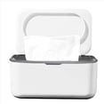 thumbnail image 1 of 3X Dispensador de Toallitas HúMedas, Caja de Almacenamiento de Servilletas para BebéS, Contenedor, Caja de PañUelos HúMedos una Prueba de Polvo para el Hogar, la Oficina (Gris), 1 of 1