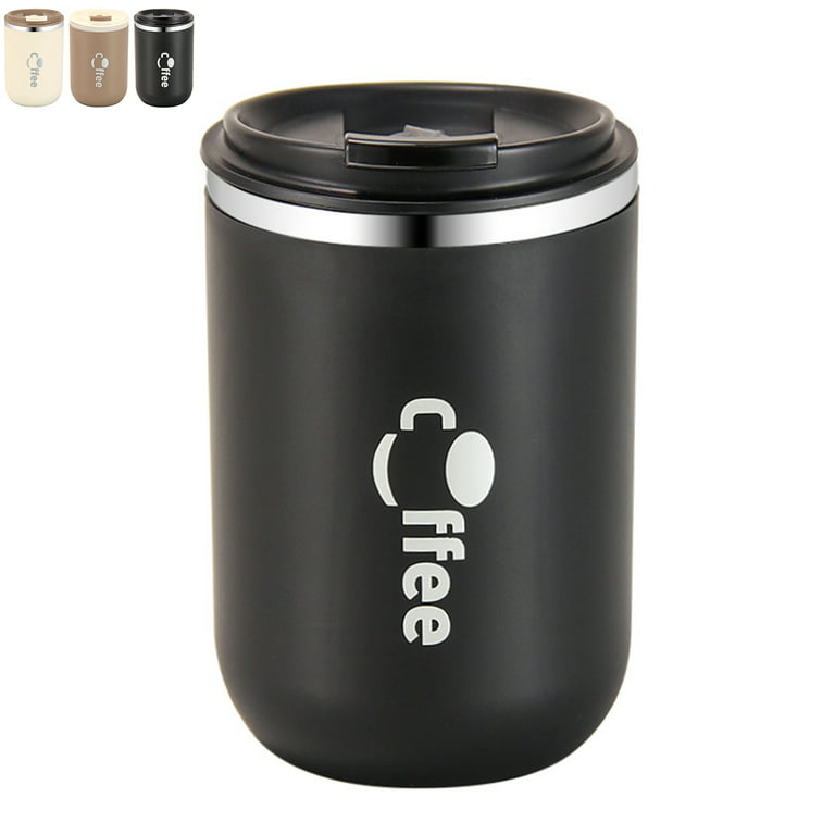 Matte Black Tumbler - Coffee Mug - Travel Mug - Double Wall Stainless Steel  Cup with straw, 16oz : Home & Kitchen 