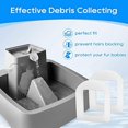 thumbnail image 3 of CHOK Cat Water Fountain Filter Replacement  Pet Fountain Replacement Foam Filters Compatible with Petsafe Drinkwell Pet Fountain Filters for Drinkwell Stainless Steel 360 Water Fountain, 3 of 5