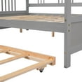 thumbnail image 6 of ARCTICSCORPION Wooden Full Daybed with Trundle, Gray, 6 of 9