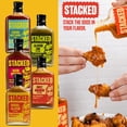 thumbnail image 5 of STACKED - Hot Sauce Variety Pack, Original Jalapeño, Sweet Habanero, Jalapeño Lime, Bacon Spicy BBQ & Teriyaki - 6.7 fl oz, Pack of 5, 5 of 6