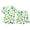 0-Green52, variant on Kiijoy Girls St. Patrick's Day Outfits Kids Short Sleeve T Shirt Shorts Set, Sizes 3-4