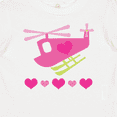 thumbnail image 4 of Inktastic Valentine Pink Heart Helicopter Boys or Girls Baby T-Shirt, 4 of 5