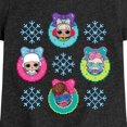 thumbnail image 3 of Lol Surprise! - Snowflake Wreath - Toddler & Youth Girls Short Sleeve Graphic T-Shirt, 3 of 5