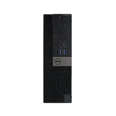 Pre-Owned Dell Optiplex 3040-SFF Core i3-6100 3.7GHz 8GB RAM 256GB Solid State Drive DVDRW Windows 10 Pro 64bit
