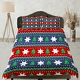 thumbnail image 1 of Navidad Juego de Funda Nórdica con Almohadas Árbol de Navidad Dormitorio Ropa de Cama Consolador, 1 of 4