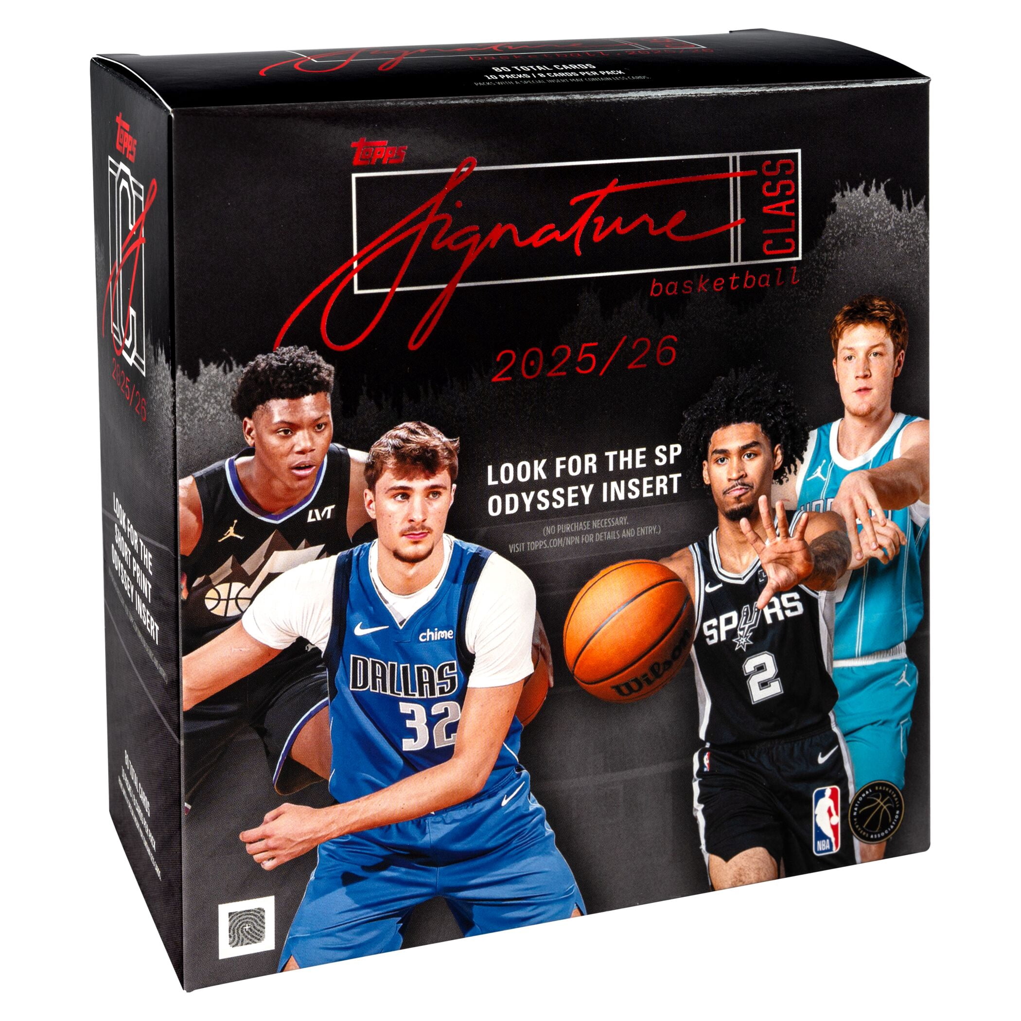 2025-26 Topps Signature Class Basketball Trading Cards Mega Box