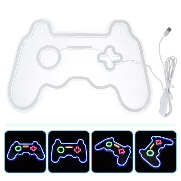 PBPBOX 1Pack Game Controller Shape Lamp Night Light for Gaming Room Decor