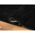 thumbnail image 5 of HR Plush Black Solid Color Shag Rug - Thick Pile, High-End, Soft & Cozy Floor Carpet for Bedroom & Living Room, 5 of 6