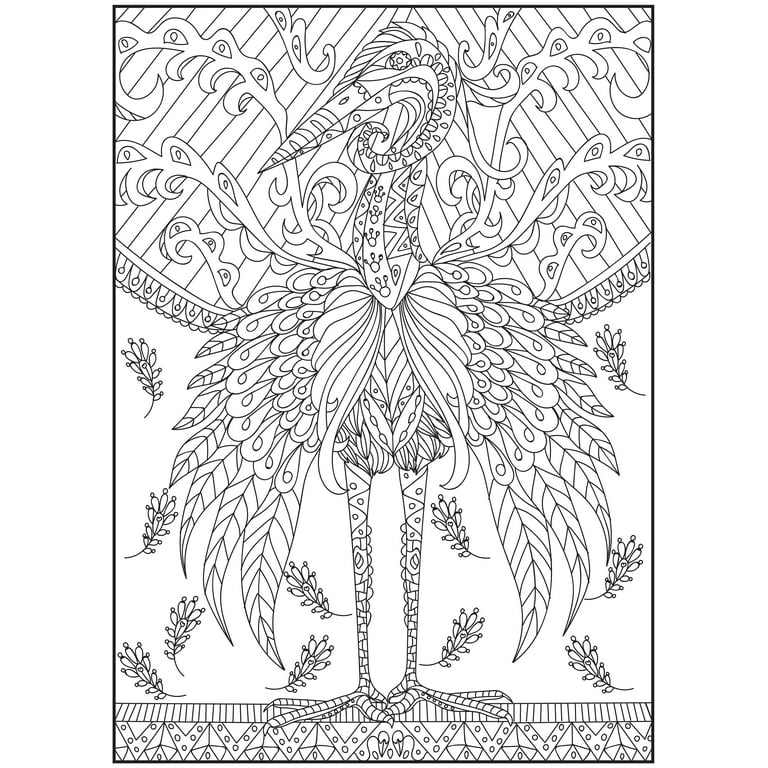 Cra-Z-Art Timeless Creations Adult Coloring Book, Nature's Escape, 64 Pages